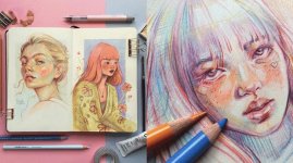 Яркий портретный рисунок цветными карандашами.jpg Яркий портретный рисунок цветными карандашами.jpg
