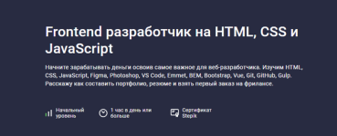 [Stepik] Frontend разработчик на HTML, CSS и JavaScript [Исмаил Усеинов].png