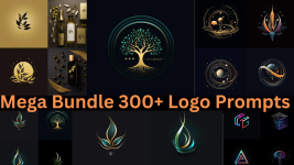 [ZenArtCollection] Mega Bundle 300+ Midjourney промты для создания логотипов.png